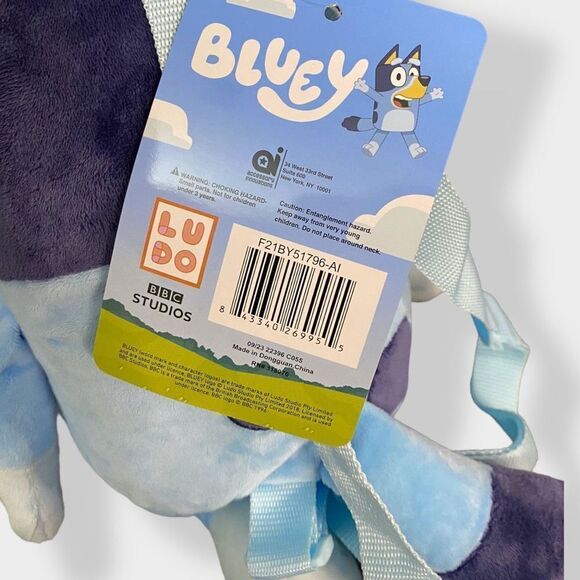 Bluey Plush 17”-20” Backpack New with Tags (c) - Picture 9 of 9